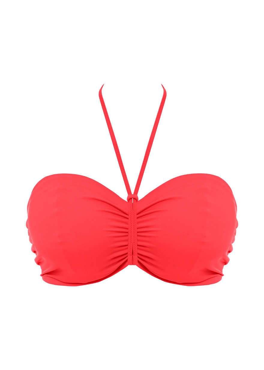 Biustonosz kąpielowy Freya JEWEL COVE AS7233LAI Uw Bandeau Bikini Top Plain Sunset
