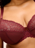 Biustonosz Elomi TIERNIE EL303334TIB Uw Plunge Bra - Stretch Tibetan Red