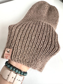 KIARA Alpaca Beanie 100% 618 Nugat Beige