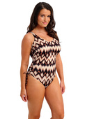 Strój kąpielowy Fantasie Swim SABANA FS506430CPT Uw V-neck Swimsuit With Adjustable Leg Copper Tint