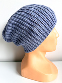 NANA – czapka beanie z wełny merino 100% Baby Merino 37 Jasna Lawenda