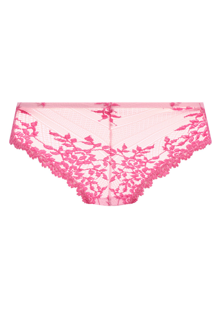 Figi tanga Wacoal EMBRACE LACE WA848191951 Tanga Ballet Slipper/chateau Rose