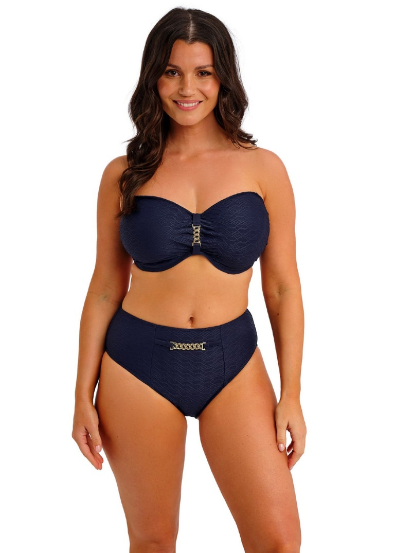 Majtki kąpielowe Fantasie AZORES FS506678MIH High Waist Bikini Brief Midnight