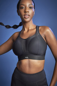 Biustonosz sportowy bezfiszbinowy Panache Sport BOUNDLESS 7341 Non Wired Sports Bra Black