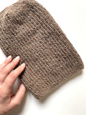 KIARA Beanie-Mütze aus 100% Alpaka 607 Braun
