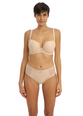 Biustonosz Freya TAILORED AA401131NAE Uw Moulded Plunge T-shirt Bra Natural Beige