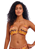 Biustonosz kąpielowy Freya Swim ARIZONA WAVE AS206104HOZ Uw Halter Bikini Top Horizon