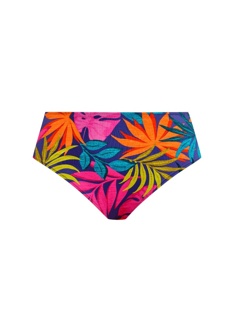 Majtki bikini Elomi PORTO RAFTI ES803372INO Mid Rise Bikini Brief Indigo