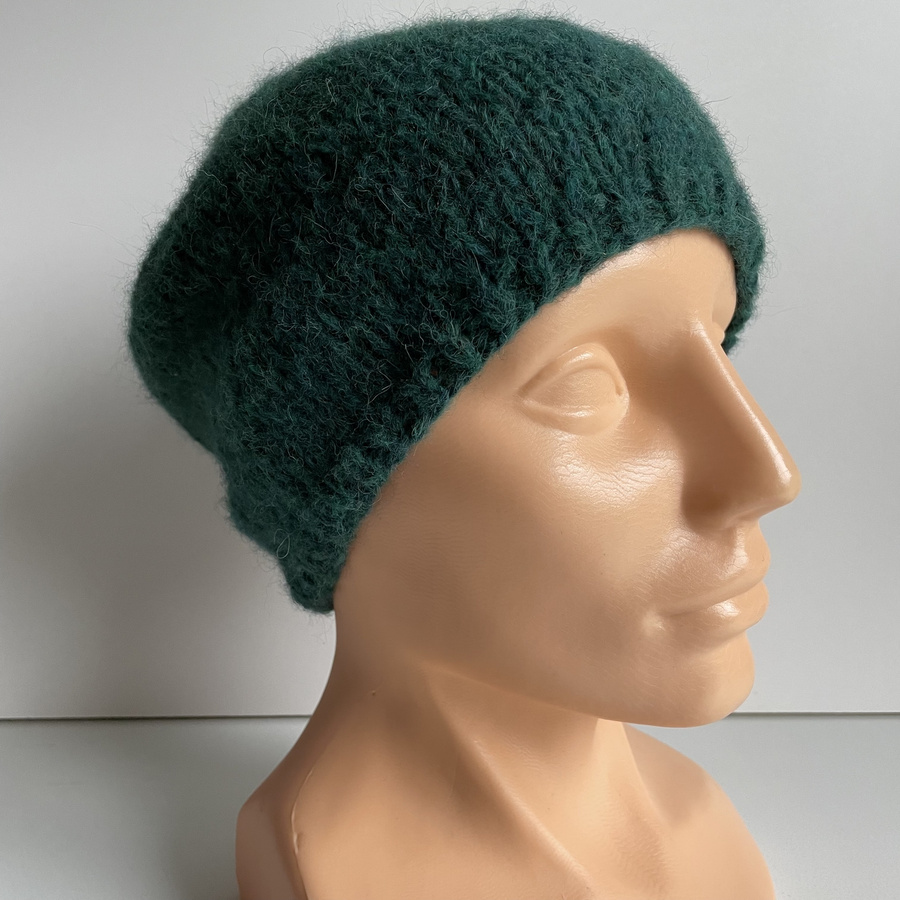 CHMURKA Alpaca Beanie 19 Zielony Leśny