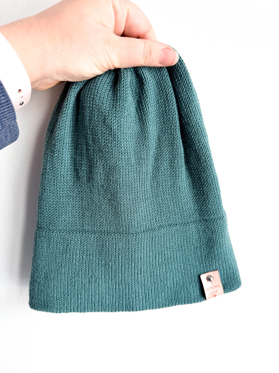 Beanie in 100% Baby Merino – 66 Misty Forest