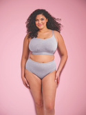 Biustonosz bezfiszbinowy Elomi DOWNTIME EL301417GYL Non Wired Bralette Grey Marl