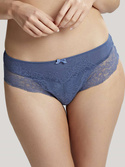 KOMPLET - Biustonosz Panache ANA Vintage Blue 9396 Plunge Bra + 9395 Brief (30FF, 34GG)