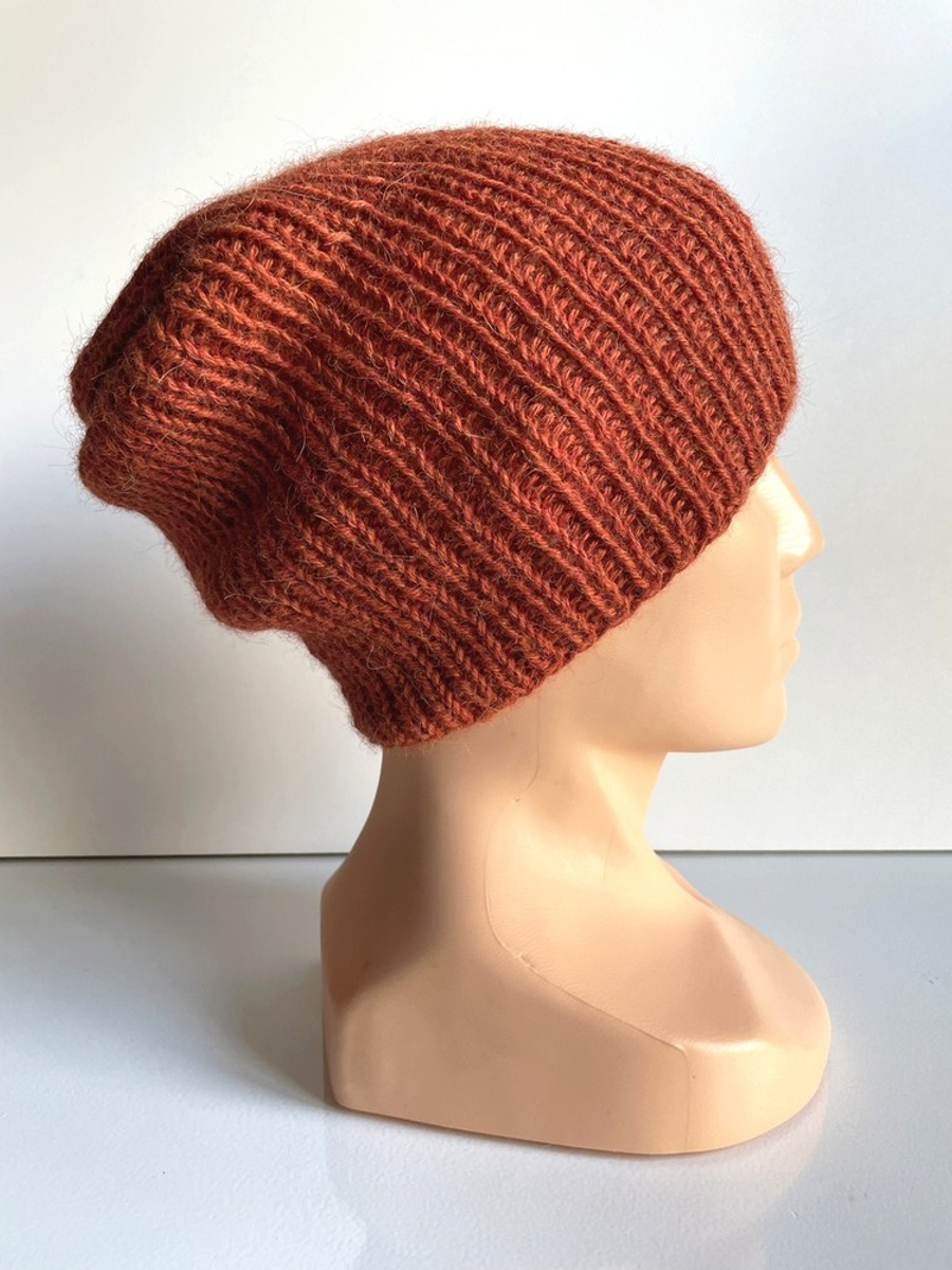 KIARA Beanie-Mütze aus 100% Alpaka 2925 rdza Damen