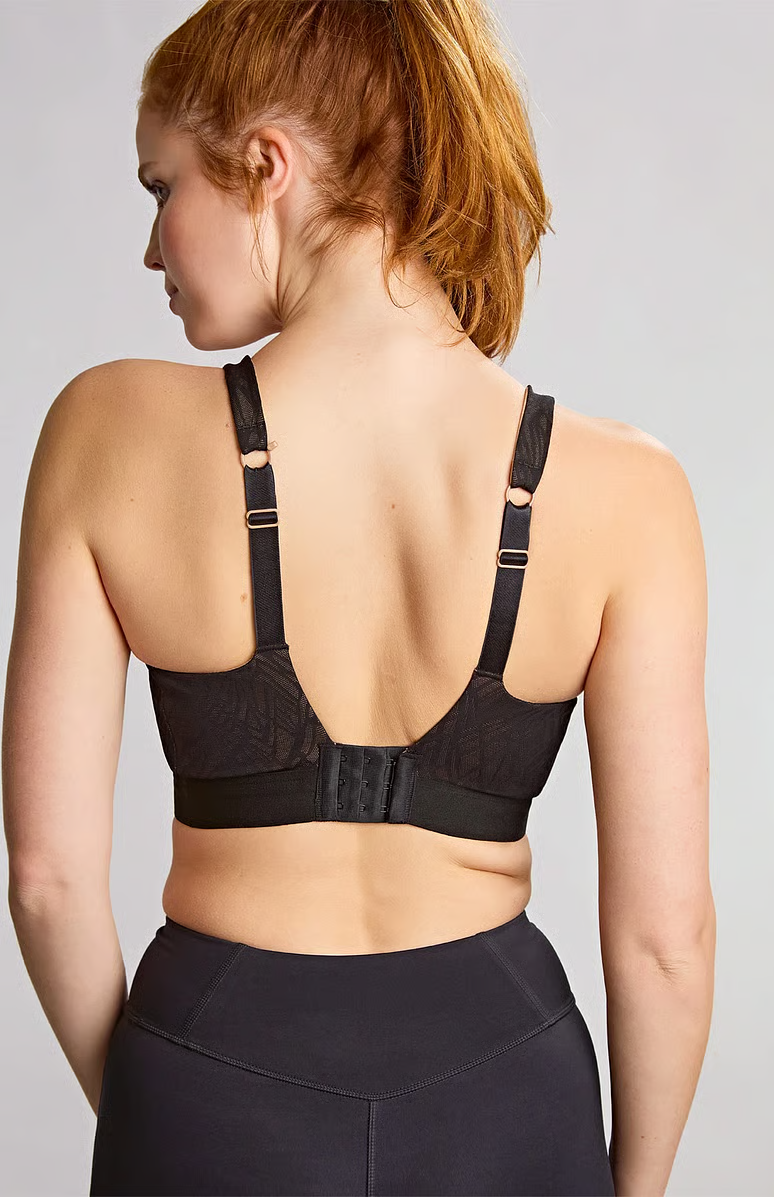 Biustonosz Panache Sport ENDURANCE 5022F Non Padded Sports Wired Bra Black/Latte
