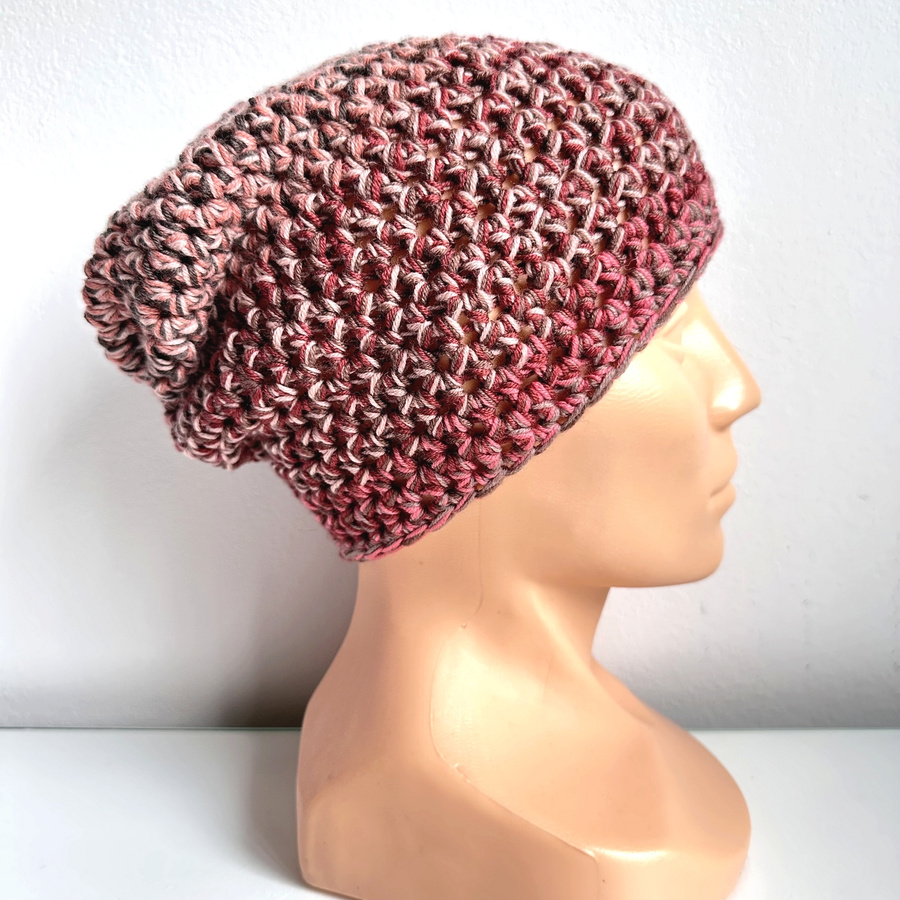 Nitkowe Love – czapka beanie z wełny baby merino Multicolor 4, jesienno-zimowa, unisex