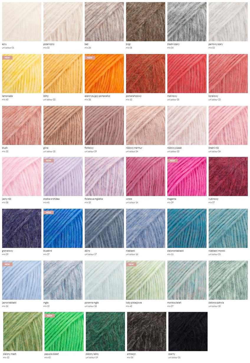 Ręcznie robiona czapka CHMURKA Alpaka 09 Granatowa