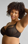 Biustonosz Sculptresse by Panache ELLA 11206A Plunge Bra Black Sequin