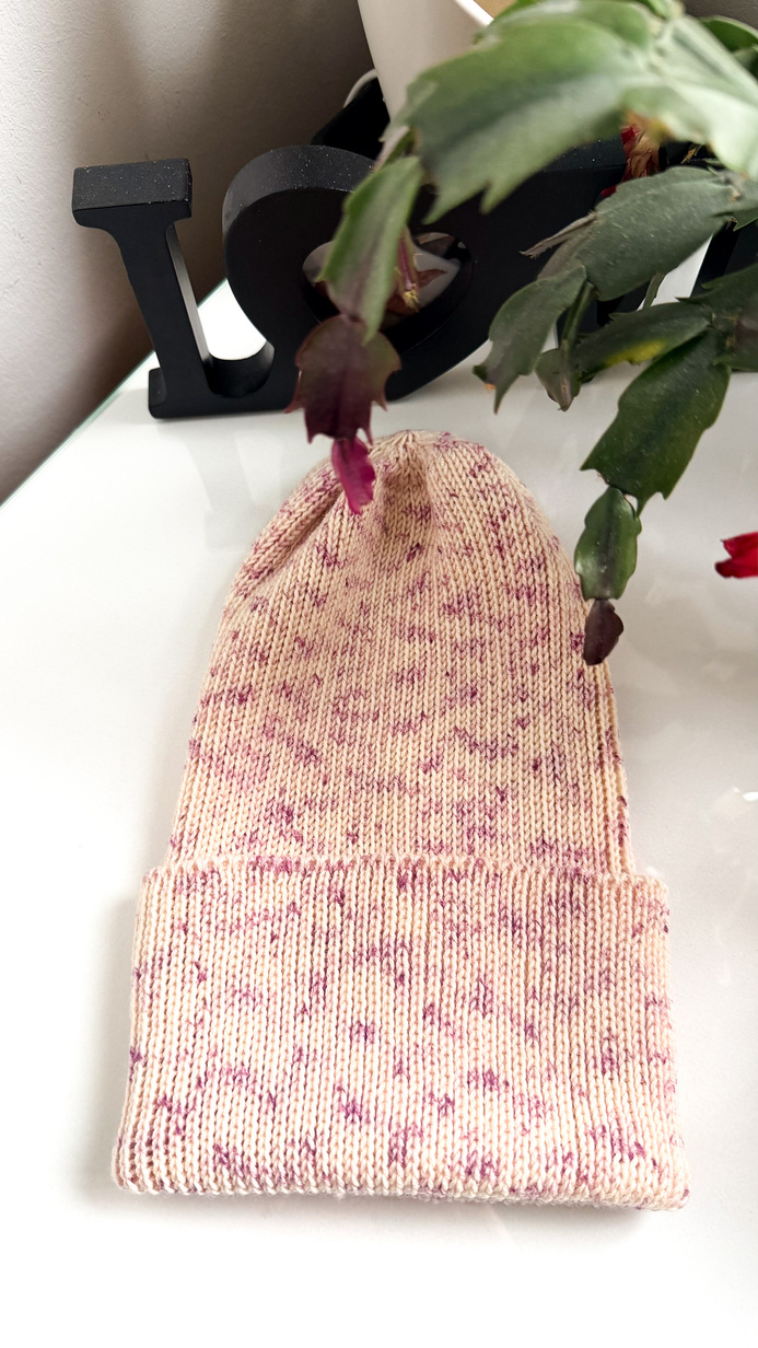 VARELLA Turn-Up Baby Merino Wool Beanie 104 Senny Pył