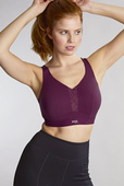 Biustonosz Panache Sport ENDURANCE 5022B Non Padded Sports Wired Bra Berry/Chalk