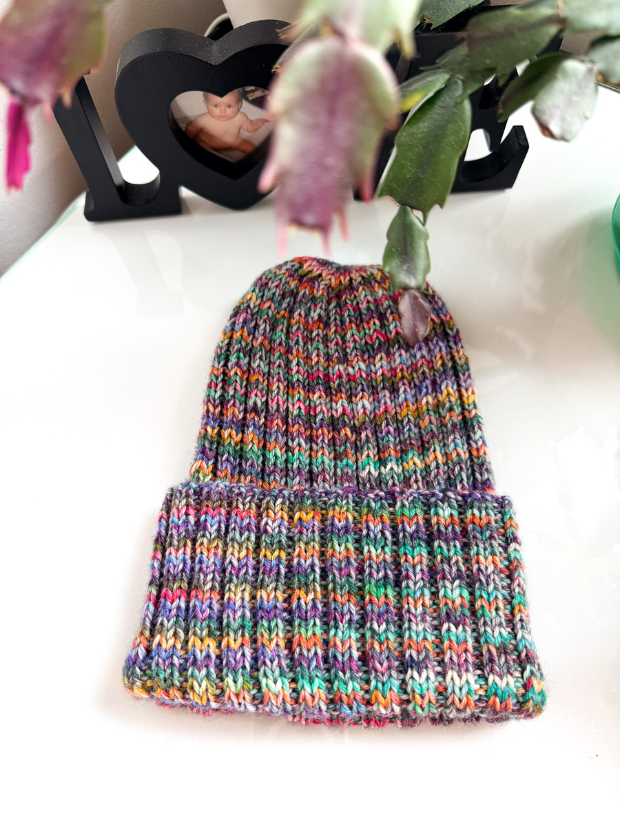 NELLI – czapka zimowa merino wywijana 29 Garden Party