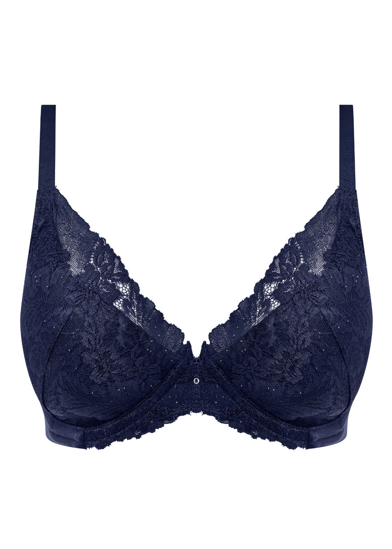 Biustonosz Wacoal MOST DIVINE WE601402DKS Uw Plunge Bra Dark Sapphire