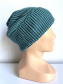 VARELLA – czapka beanie z wełny merino 100% baby merino 47 Morze Północne