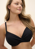 Biustonosz kąpielowy Fantasie Swim OTTAWA FS6495BLK Uw Plunge Bikini Top Black
