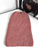 NANA – czapka merino beanie 100% baby merino 48 Blush brązowa
