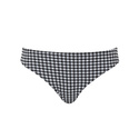 Figi kąpielowe Panache Swim BLACK GINGHAM SW1726D Classic Bikini Bottoms Black Gingham