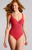 Strój kąpielowy jednoczęściowy Panache Swim SPIRIT SW1780 Rita Plunge Swimsuit Red
