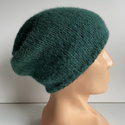 CHMURKA Beanie-Mütze aus Alpaka 19 Zielony Leśny