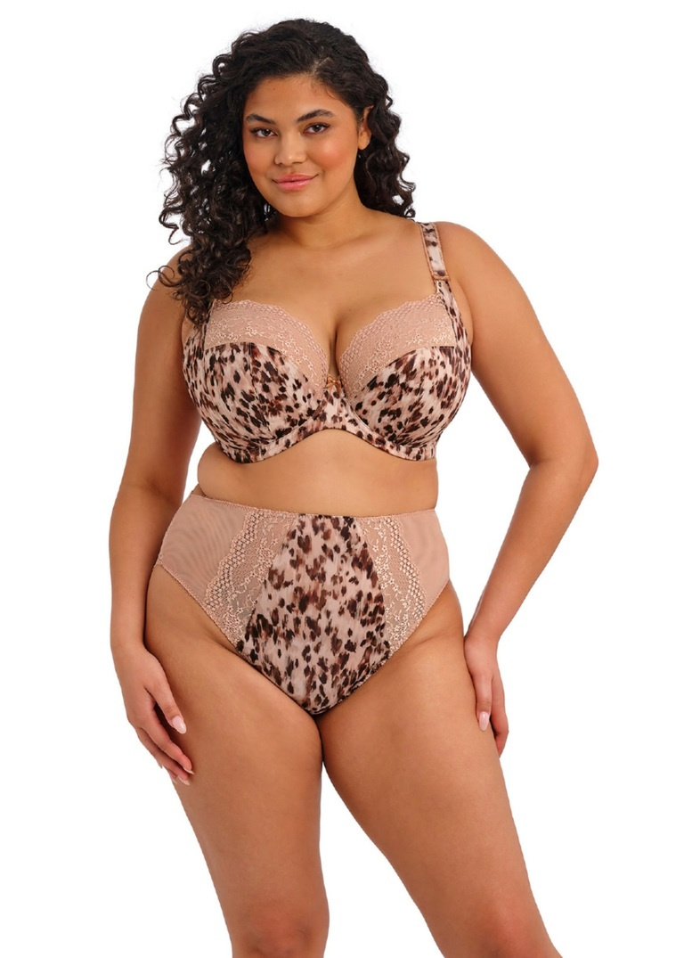 Biustonosz Elomi LUCIE EL4490WIT Uw Plunge Bra - Stretch Wildcat