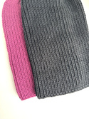 NANA – czapka beanie z wełny merino 100% baby merino 34 Wrzos