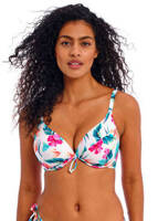 Głęboki plunge z piankowymi miękkimi miseczkami i fiszbiną