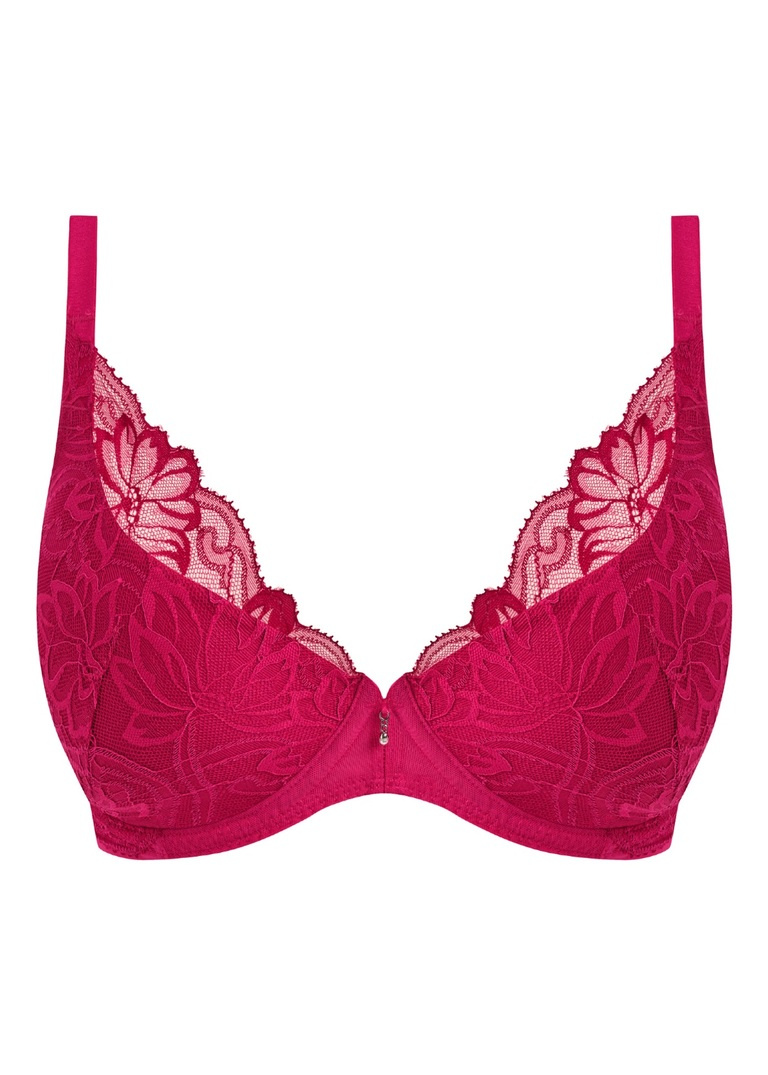Biustonosz Wacoal ABELLIA WE601702VIK Uw Plunge Bra Vivacious Pink