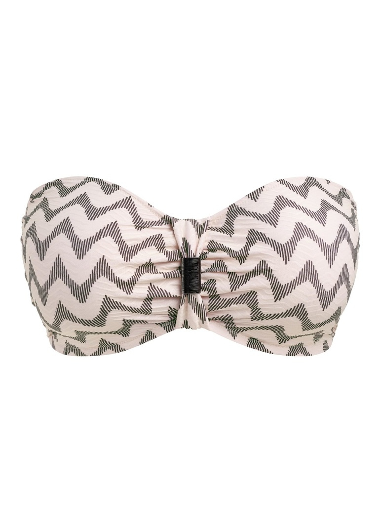 Biustonosz kąpielowy Fantasie Swim VANUATU FS506810CEM Uw Bandeau Bikini Top Creme Noire