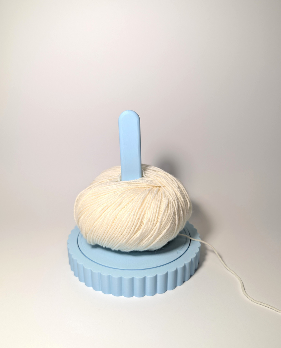 Spinner stojak obrotowy na włóczkę Błękit