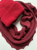 Chusta gładka, symetryczna, 100% Alpaka 3650 Bordowy