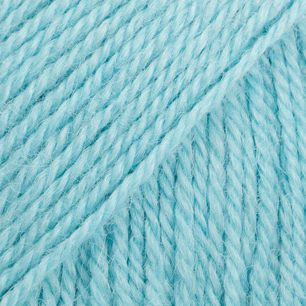 KIARA Turn-Up Beanie 100% Alpaca 2917 Turquoise