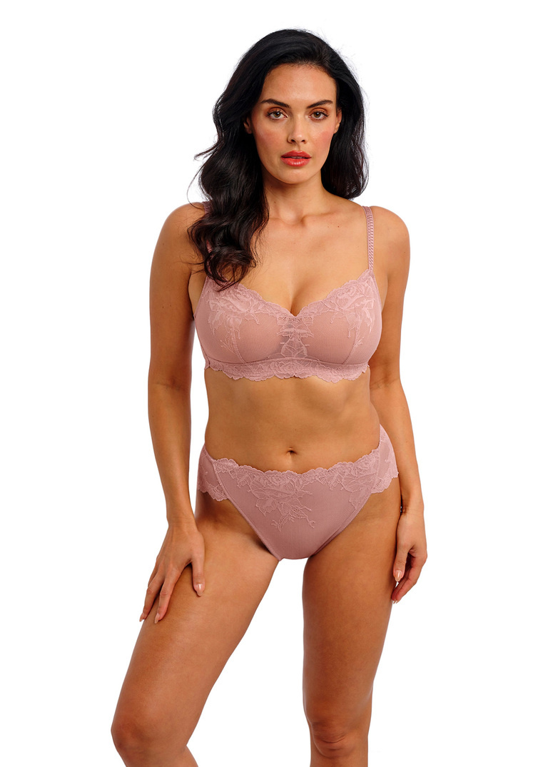 Figi Wacoal VIVID ATTRACTION WA841384666 High Leg Brief Woodrose