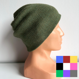 Czapka pod kask z wełny merino VARELLA 100% Baby Merino - WYBIERZ KOLOR