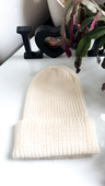 Nitkowe Love - Beanie kaszmirowa z jedwabiem 501/117 Neve (ecru)