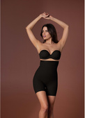 Spodenki modelujące wysokie Wacoal SHAPE REVELATION WA808387BLK Hourglass Hi Waist Thigh Shaper Black