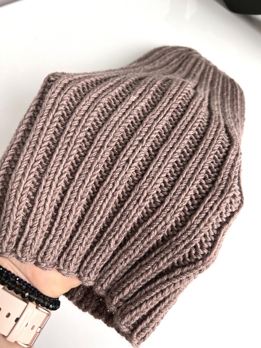HELLI – czapka zimowa damska beanie 100% baby merino 17 beż