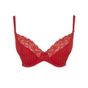 Biustonosz Panache ENVY 7286A Plunge Bra Poppy Red