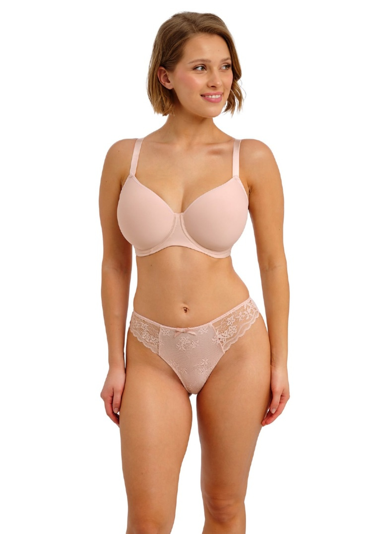 Biustonosz Freya ESSENTIALLY SMOOTH AA404432CAO Uw Moulded Balcony T-shirt Bra Cameo