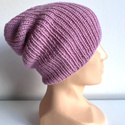 KIARA Beanie-Mütze aus 100% Alpaka 3720 Średni Róż