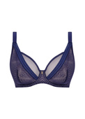 Biustonosz Freya TAILORED AA401121DKS Uw High Apex Plunge Bra Dark Sapphire