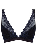 Biustonosz braletka Wacoal EMBRACE LACE WA852191003 Soft Cup Bra Black/night Sky