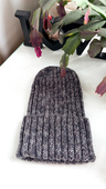 NELLI – ręcznie robiona czapka merino beanie 31 Nocny Las zimowa